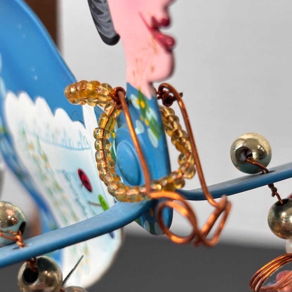 Silvestri Fanciful Flights Karen Rossi 3D GRANDMA Ornament Metal Charms Hanging - Picture 9 of 9
